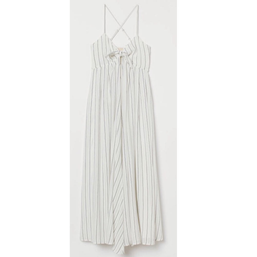 H&M Pinstripe Maxi Dress